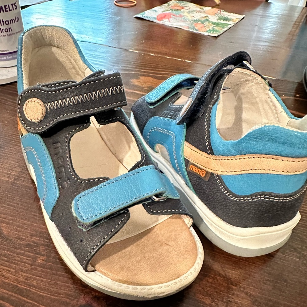 Memo Orthopedic Corrective Sandal size 10toddler EU 27 AFO